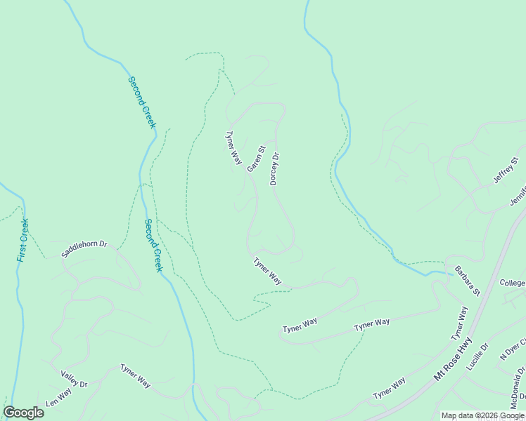 map of restaurants, bars, coffee shops, grocery stores, and more near 945 Tyner Way in Incline Village