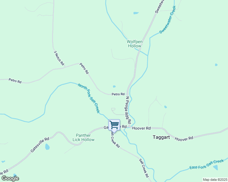 map of restaurants, bars, coffee shops, grocery stores, and more near 5658 Petro Road in Nashville