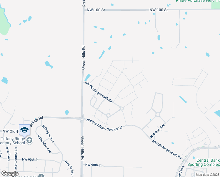 map of restaurants, bars, coffee shops, grocery stores, and more near 3924 Northwest Old Stagecoach Road in Kansas City