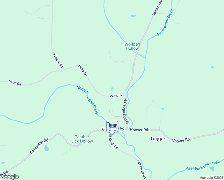 map of restaurants, bars, coffee shops, grocery stores, and more near 5658 Petro Road in Nashville