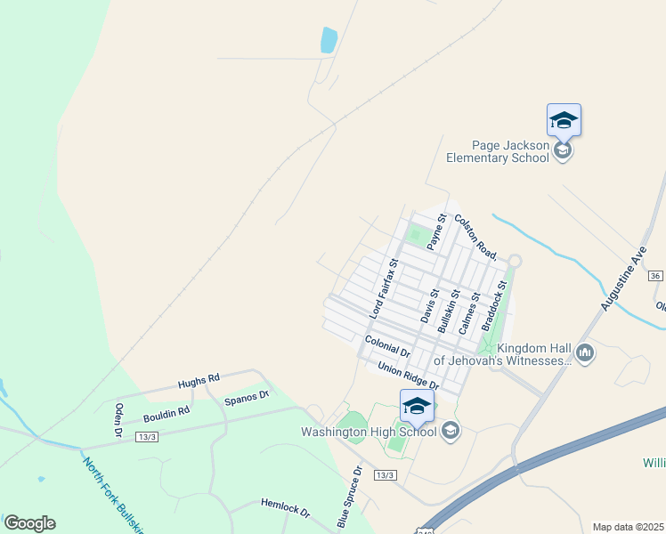 map of restaurants, bars, coffee shops, grocery stores, and more near 274 Battlefield Drive in Charles Town