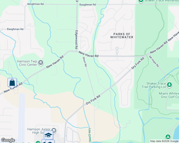 map of restaurants, bars, coffee shops, grocery stores, and more near 10340 Short Road in Harrison