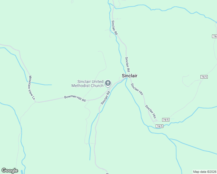 map of restaurants, bars, coffee shops, grocery stores, and more near 1931 Bowman Hill Road in Moatsville