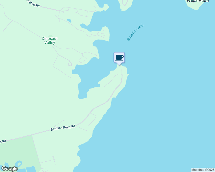 map of restaurants, bars, coffee shops, grocery stores, and more near 2505 Island View Road in Essex