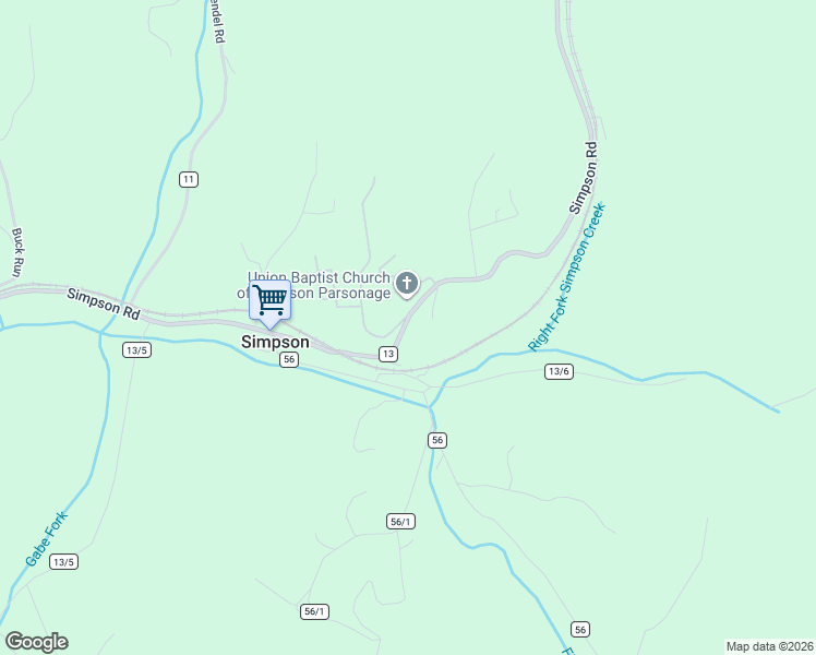 map of restaurants, bars, coffee shops, grocery stores, and more near 2554 Simpson Road in Flemington