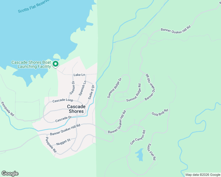 map of restaurants, bars, coffee shops, grocery stores, and more near 13090 Summit Ridge Dr in Nevada City