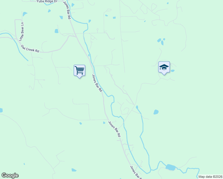map of restaurants, bars, coffee shops, grocery stores, and more near 12900 Woolman Lane in Nevada City