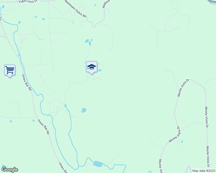 map of restaurants, bars, coffee shops, grocery stores, and more near 13075 Woolman Lane in Nevada City