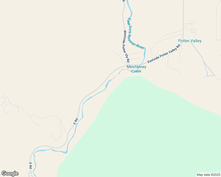 map of restaurants, bars, coffee shops, grocery stores, and more near 7951 East Road in Redwood Valley