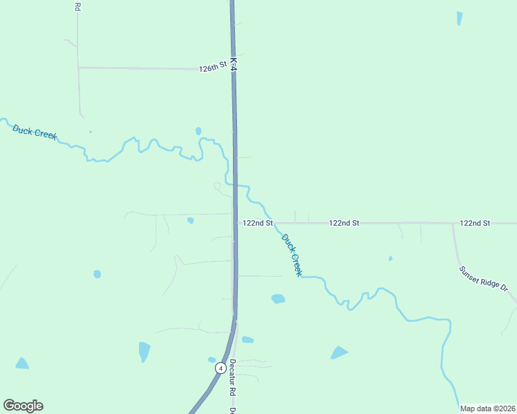 map of restaurants, bars, coffee shops, grocery stores, and more near 6080 122nd Street in Ozawkie