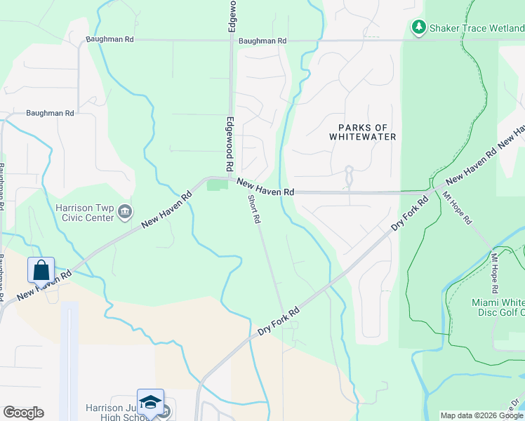 map of restaurants, bars, coffee shops, grocery stores, and more near 10372 Short Road in Harrison