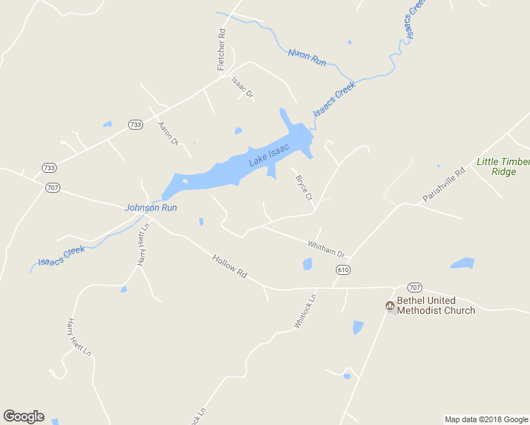 map of restaurants, bars, coffee shops, grocery stores, and more near Carpenter Court in Gore
