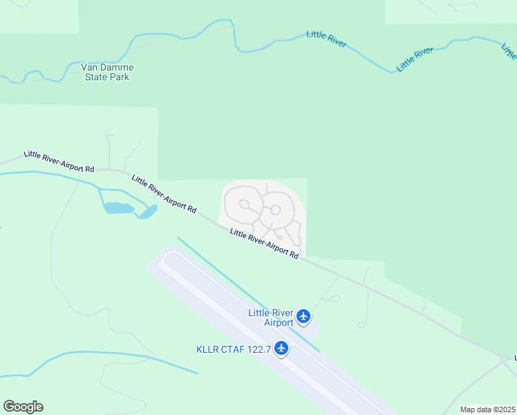 map of restaurants, bars, coffee shops, grocery stores, and more near 43300 Little River-Airport Road in Little River