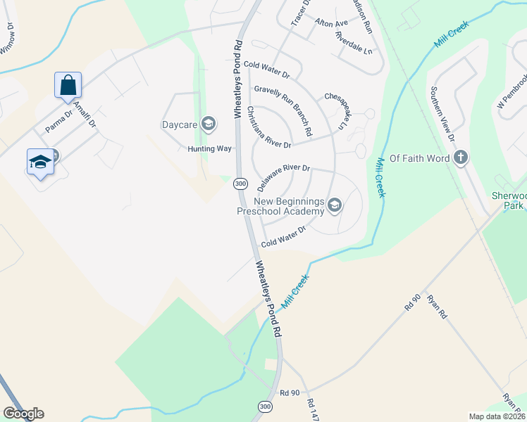 map of restaurants, bars, coffee shops, grocery stores, and more near 14 Stoney Creek Lane in Clayton