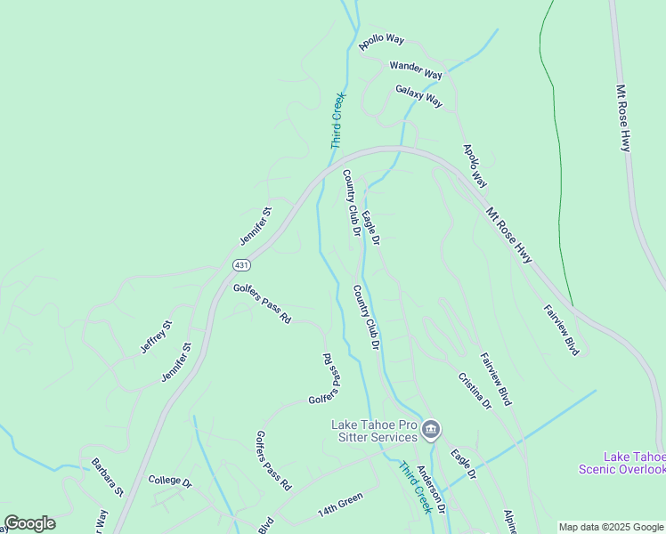 map of restaurants, bars, coffee shops, grocery stores, and more near 951 Divot Court in Incline Village