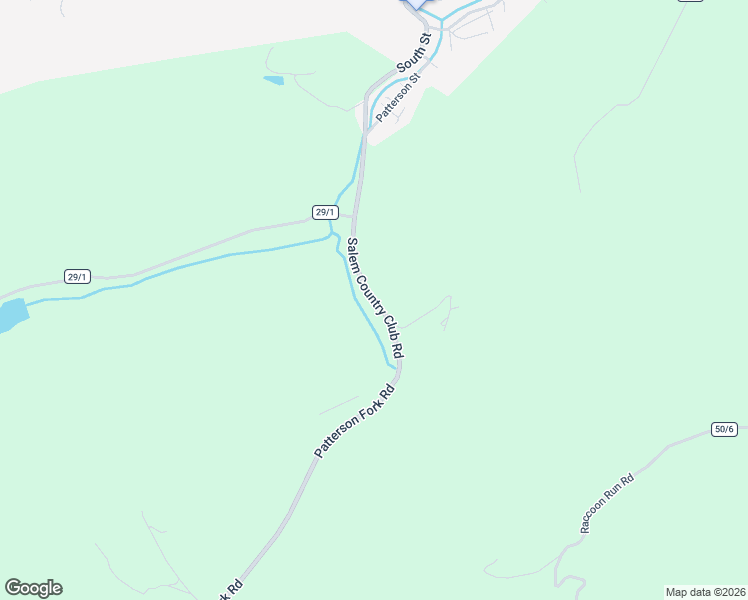 map of restaurants, bars, coffee shops, grocery stores, and more near Salem Country Club Road in Harrison County