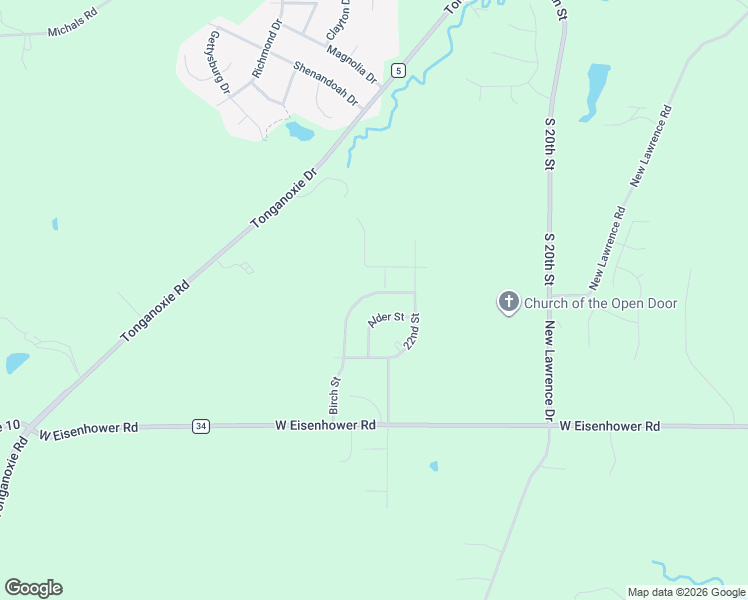 map of restaurants, bars, coffee shops, grocery stores, and more near 2124 Birch Street in Leavenworth