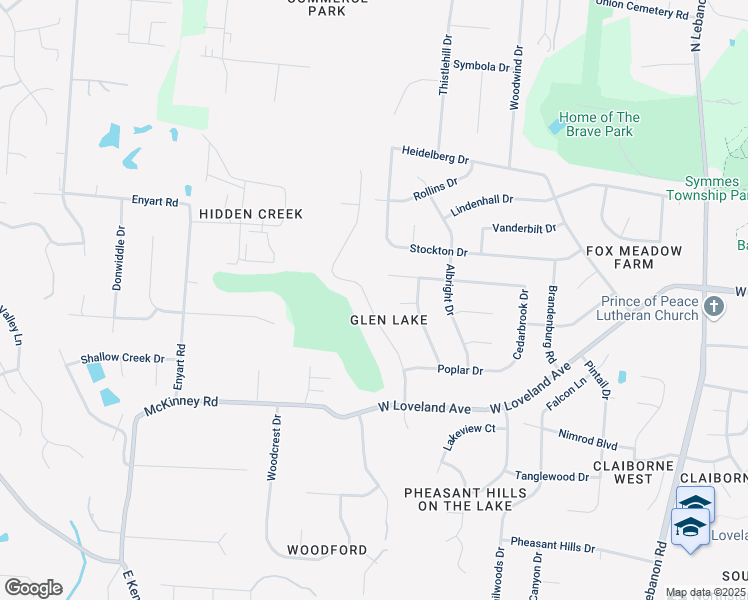 map of restaurants, bars, coffee shops, grocery stores, and more near 208 Glen Lake Road in Loveland