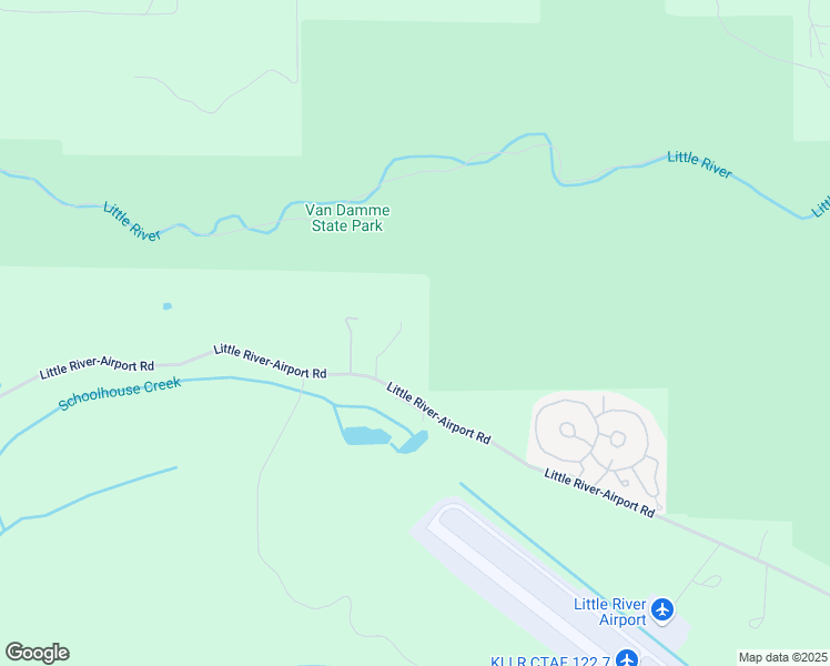 map of restaurants, bars, coffee shops, grocery stores, and more near 43600 Little River-Airport Road in Little River