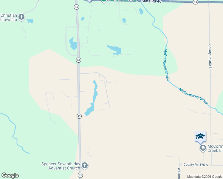 map of restaurants, bars, coffee shops, grocery stores, and more near 827 Owen Camp Drive in Spencer