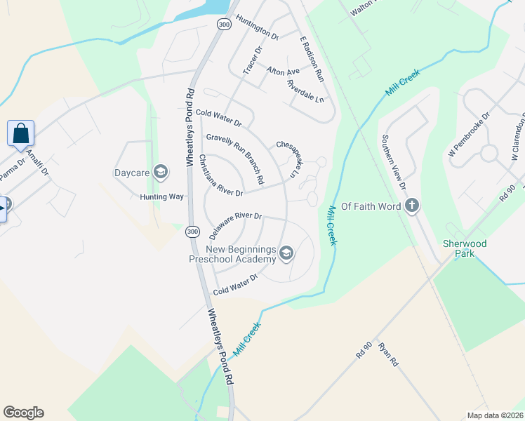 map of restaurants, bars, coffee shops, grocery stores, and more near 412 Christiana River Drive in Clayton