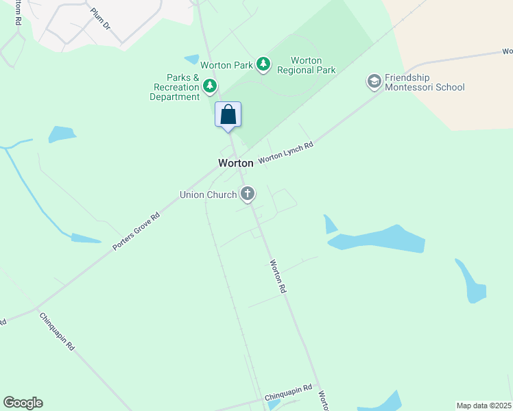 map of restaurants, bars, coffee shops, grocery stores, and more near 10735 Worton Road in Worton