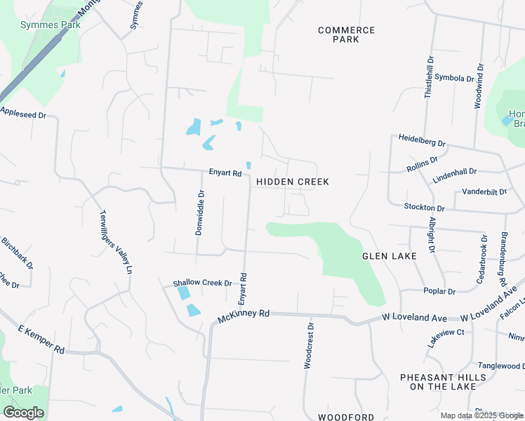 map of restaurants, bars, coffee shops, grocery stores, and more near 11354 Enyart Road in Loveland
