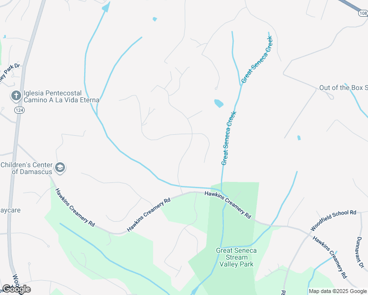 map of restaurants, bars, coffee shops, grocery stores, and more near 25206 Bonny Brook Lane in Laytonsville