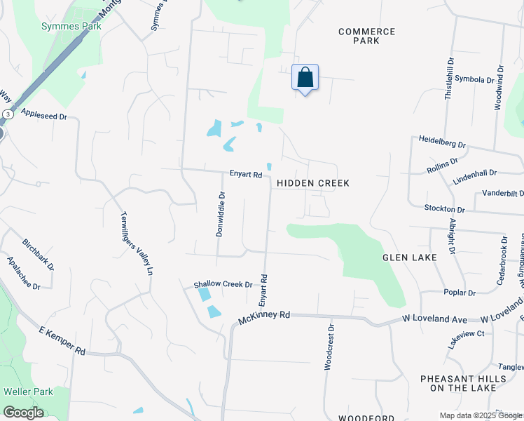 map of restaurants, bars, coffee shops, grocery stores, and more near 11354 Enyart Road in Loveland