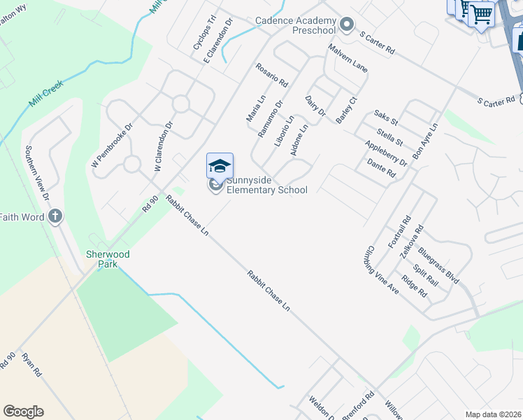 map of restaurants, bars, coffee shops, grocery stores, and more near 178 Glad Wyne in Smyrna