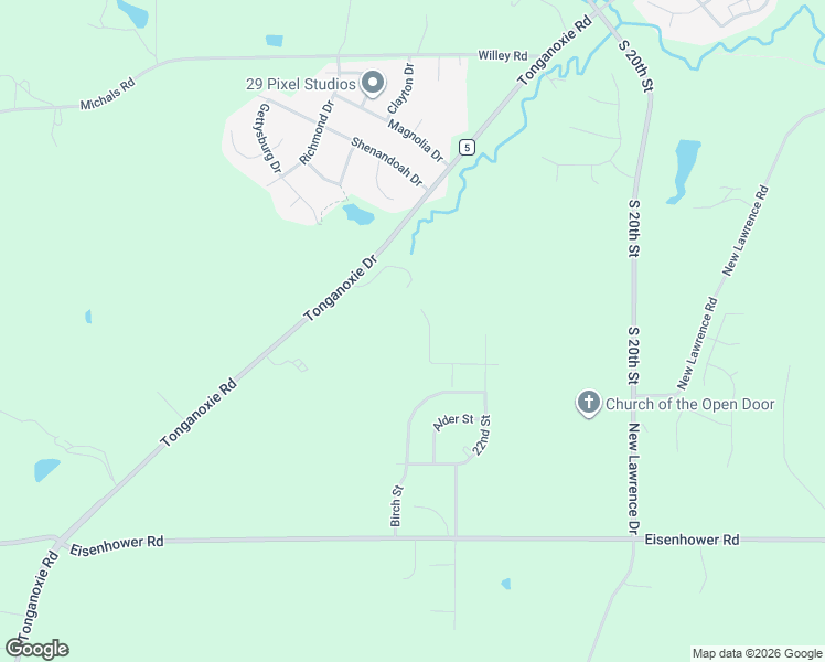 map of restaurants, bars, coffee shops, grocery stores, and more near 27625 Tonganoxie Road in Leavenworth