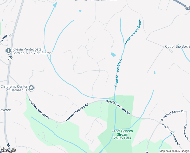 map of restaurants, bars, coffee shops, grocery stores, and more near 25206 Bonny Brook Lane in Laytonsville