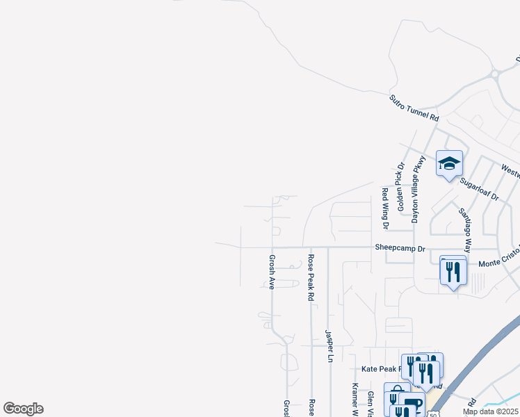map of restaurants, bars, coffee shops, grocery stores, and more near 313 Grosh Avenue in Dayton