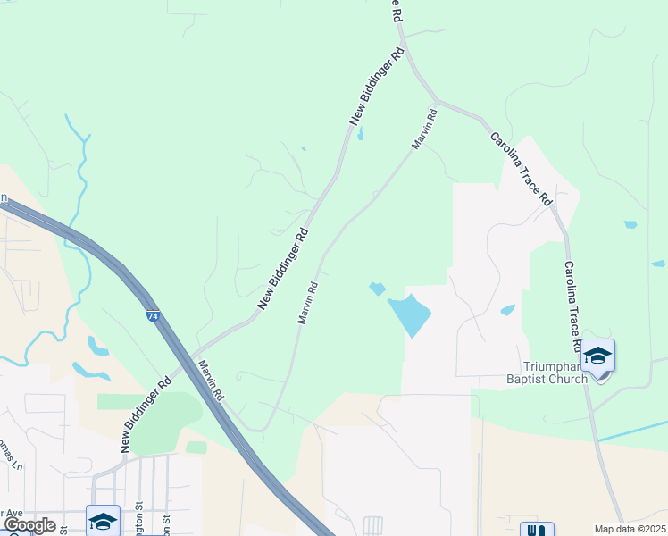 map of restaurants, bars, coffee shops, grocery stores, and more near 10580 Marvin Road in Harrison