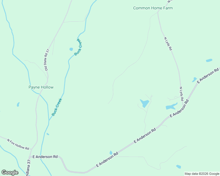 map of restaurants, bars, coffee shops, grocery stores, and more near 4355 East Streacher Road in Bloomington