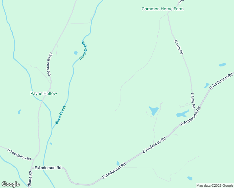 map of restaurants, bars, coffee shops, grocery stores, and more near 4355 East Streacher Road in Bloomington
