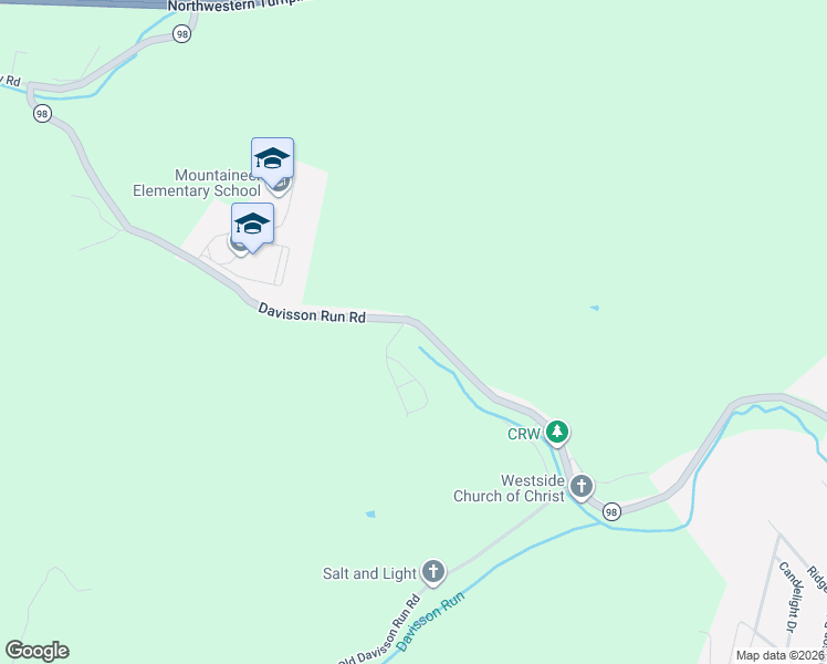 map of restaurants, bars, coffee shops, grocery stores, and more near 1452 Davisson Run Road in Clarksburg
