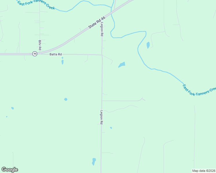 map of restaurants, bars, coffee shops, grocery stores, and more near 27846 Legion Road in Sunman