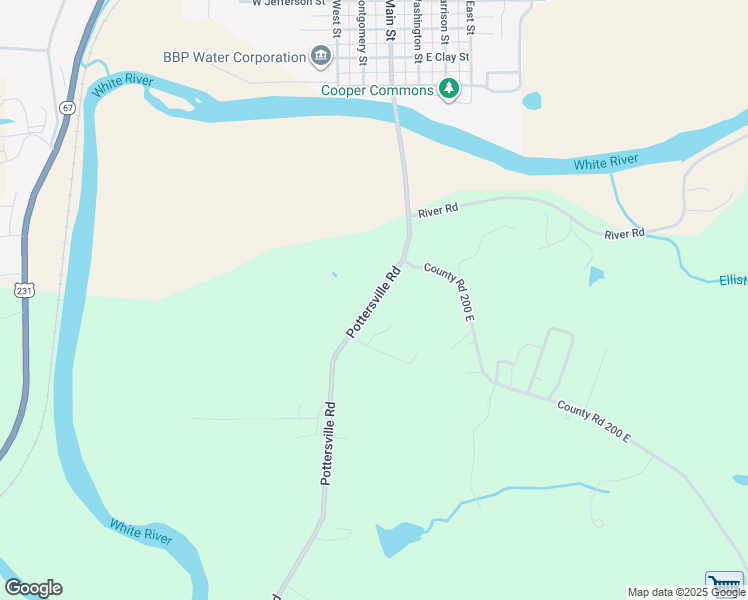 map of restaurants, bars, coffee shops, grocery stores, and more near 1021-1101 Pottersville Road in Spencer