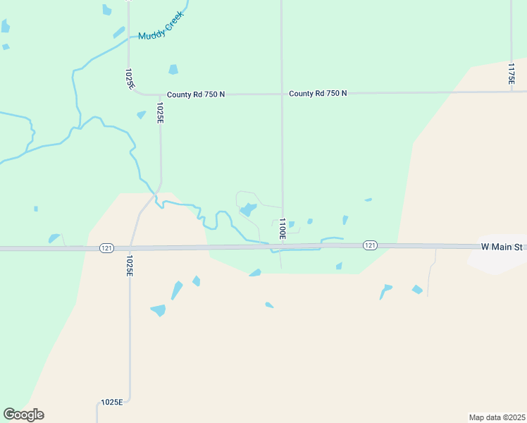 map of restaurants, bars, coffee shops, grocery stores, and more near 713 County Road 1100 East in Toledo