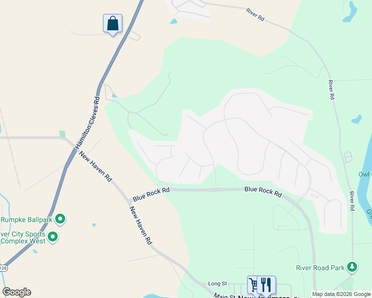 map of restaurants, bars, coffee shops, grocery stores, and more near 10552 Atterbury Drive in Harrison