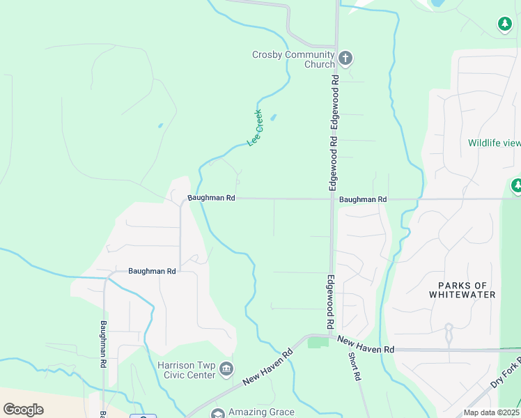 map of restaurants, bars, coffee shops, grocery stores, and more near 9789 Baughman Road in Harrison