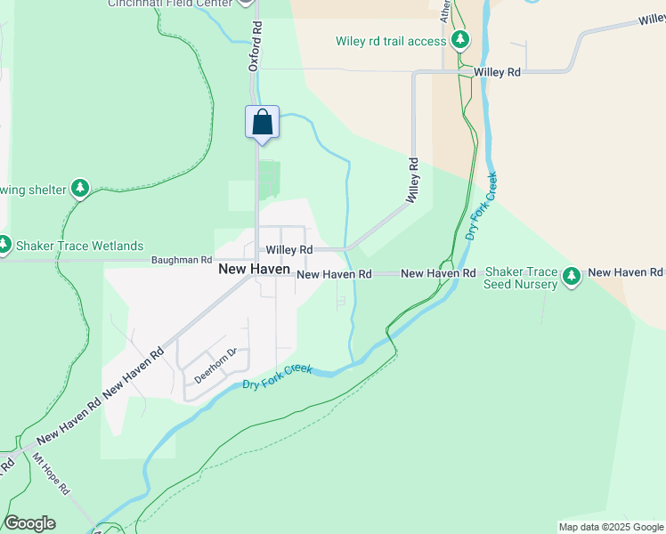 map of restaurants, bars, coffee shops, grocery stores, and more near 8980 New Haven Road in Harrison
