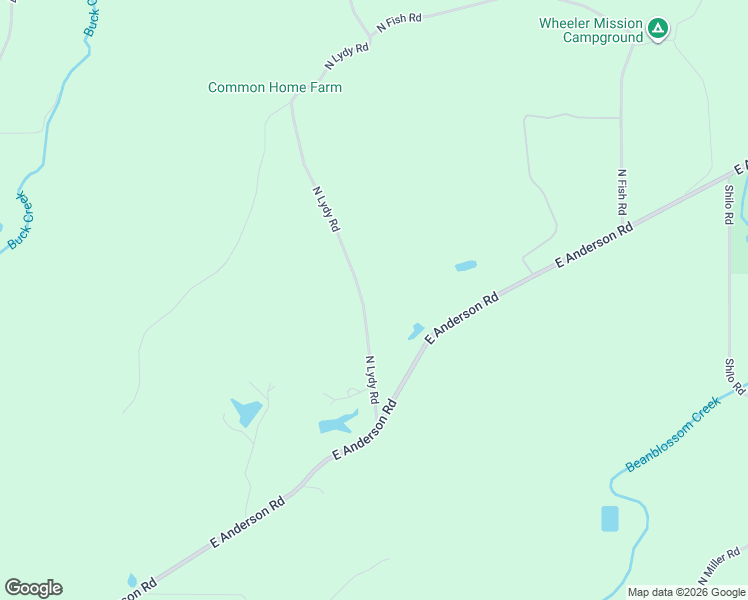 map of restaurants, bars, coffee shops, grocery stores, and more near 7716 North Lydy Road in Bloomington