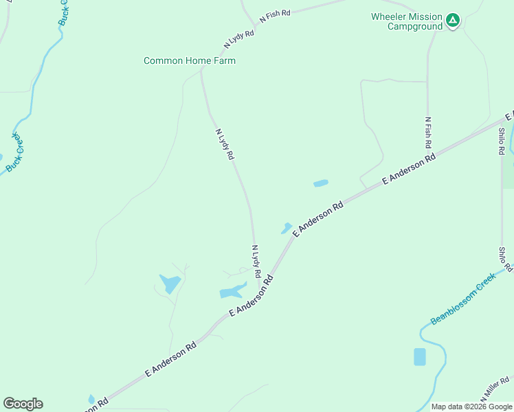 map of restaurants, bars, coffee shops, grocery stores, and more near 7716 North Lydy Road in Bloomington