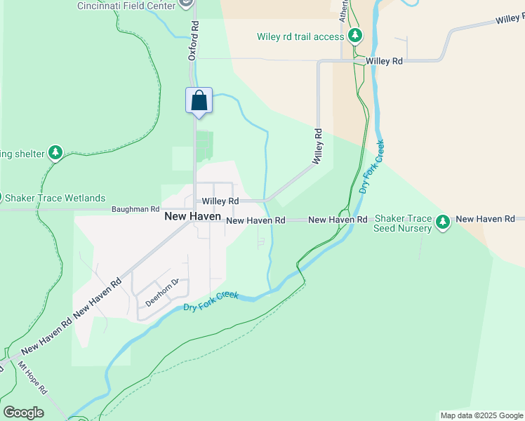 map of restaurants, bars, coffee shops, grocery stores, and more near 8980 New Haven Road in Harrison