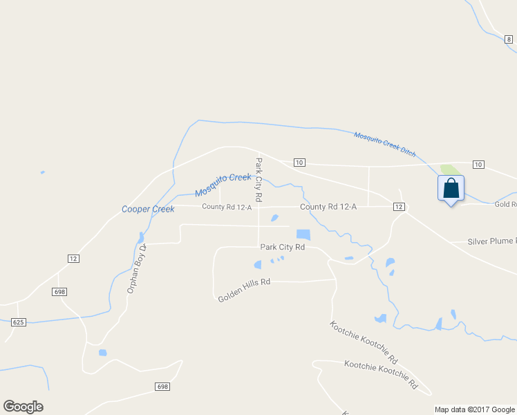 map of restaurants, bars, coffee shops, grocery stores, and more near 176 Park City Road in Alma