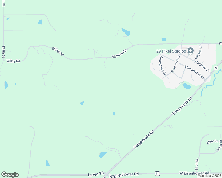 map of restaurants, bars, coffee shops, grocery stores, and more near 16779 Michals Road in Leavenworth
