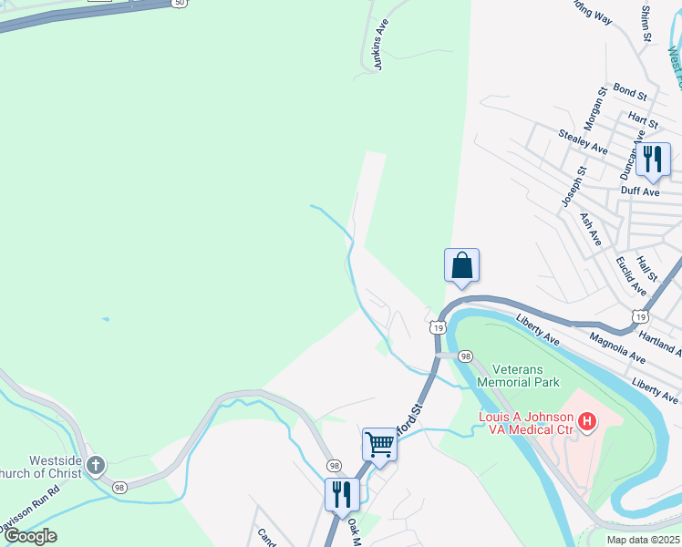 map of restaurants, bars, coffee shops, grocery stores, and more near 373 Stoneybrook Road in Clarksburg