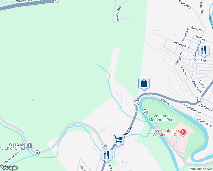 map of restaurants, bars, coffee shops, grocery stores, and more near 373 Stoneybrook Road in Clarksburg